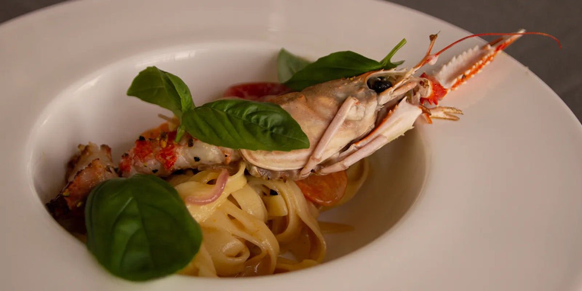 Pasta mit Garnelen